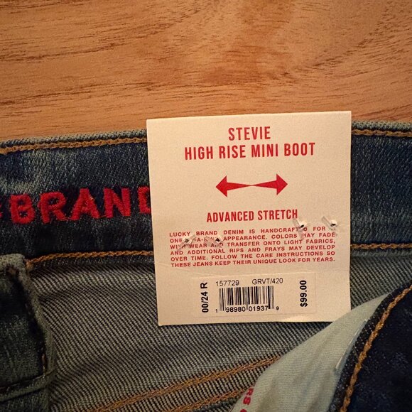 Stevie High rise mini boot Lucky jeans - Picture 3 of 4